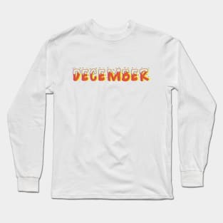 Blurred December Long Sleeve T-Shirt